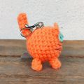 pomarańczowy kot brelok